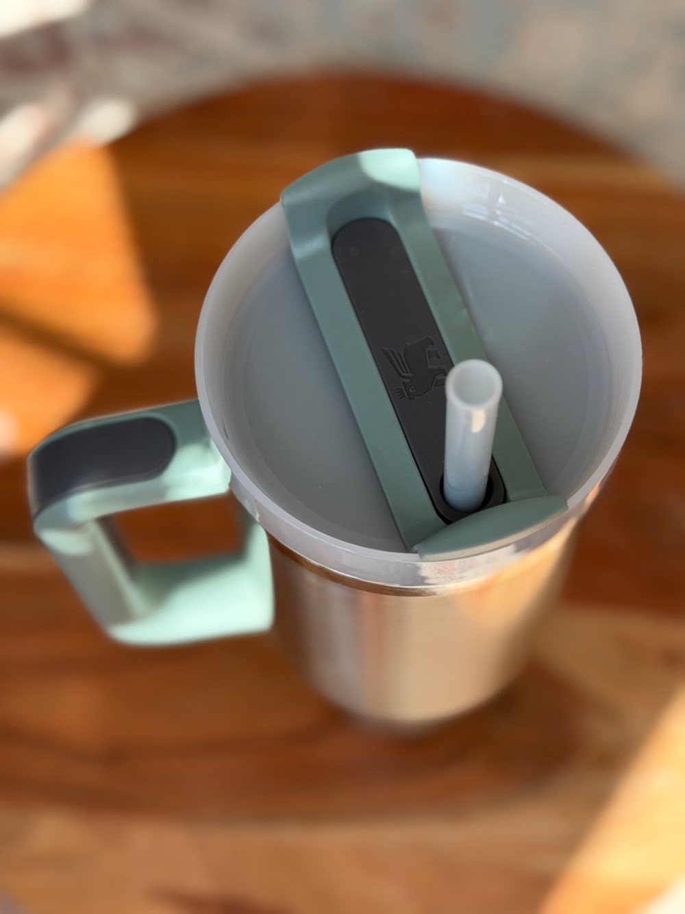 Stanley Stainless Steel Travel Tumbler with Mint Accents - Picture 16 of 16